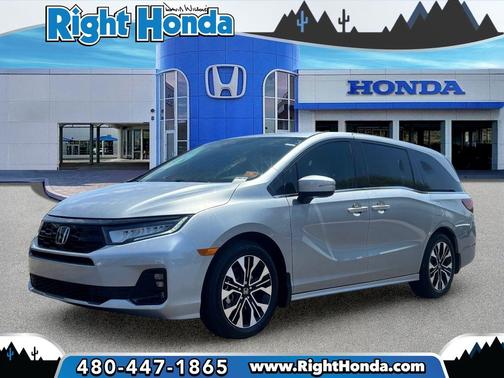 Solar Silver Metallic 2026 Honda Odyssey Elite