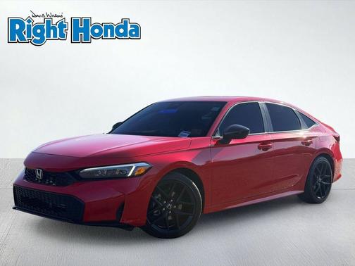 Rallye Red 2025 Honda Civic Sport