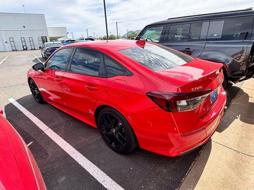 Rallye Red 2025 Honda Civic Sport