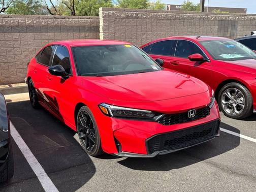 Rallye Red 2025 Honda Civic Sport