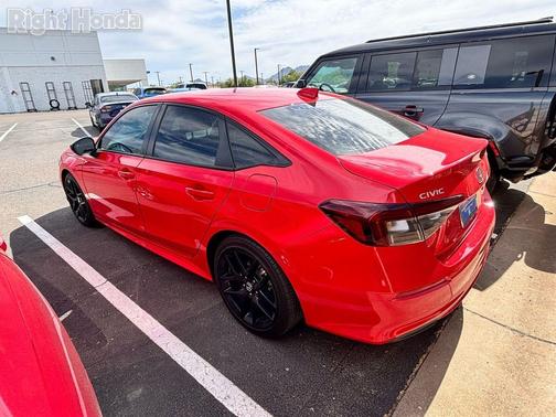 Rallye Red 2025 Honda Civic Sport