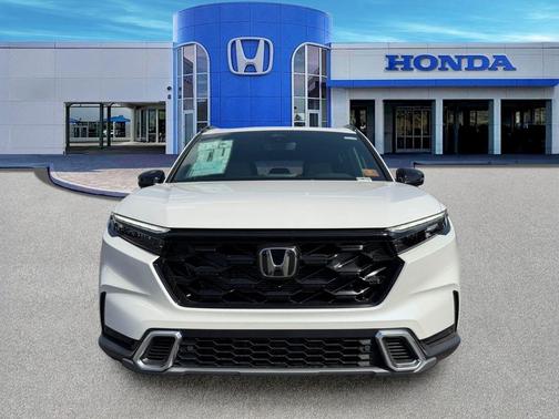 Platinum White Pearl 2026 Honda CR-V Hybrid Sport Touring AWD