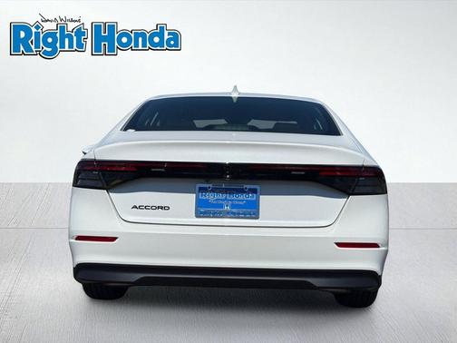 Platinum White Pearl 2026 Honda Accord LX 1.5T