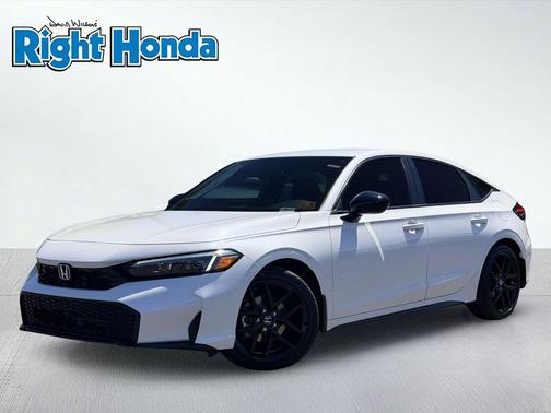 Platinum White Pearl 2026 Honda Civic Sport