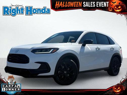Platinum White Pearl 2025 Honda HR-V 2WD Sport