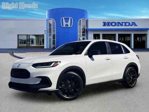 Platinum White Pearl 2024 Honda HR-V 2WD Sport
