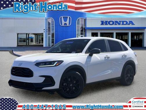 Platinum White Pearl 2024 Honda HR-V Sport