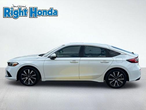 Platinum White Pearl 2023 Honda Civic EX-L