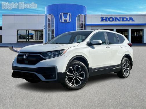 Platinum White Pearl 2020 Honda CR-V AWD EX