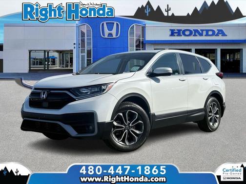 Platinum White Pearl 2020 Honda CR-V AWD EX