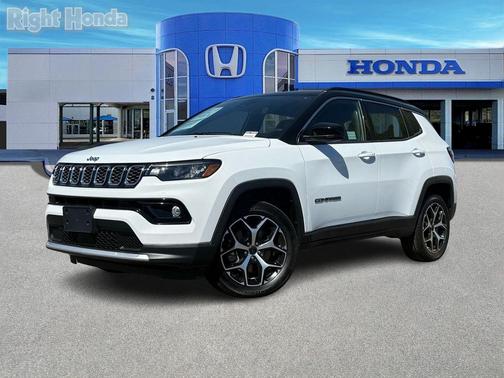 Bright White Clearcoat 2025 Jeep Compass Limited