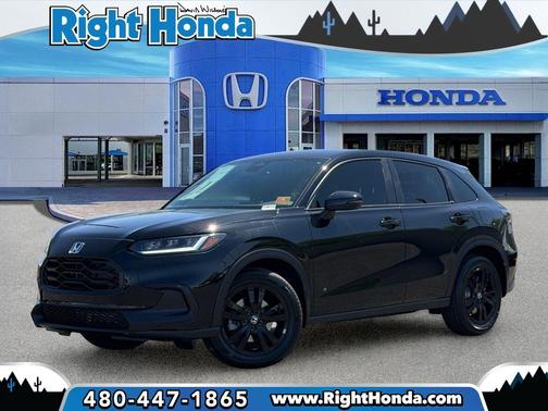 Crystal Black Pearl 2026 Honda HR-V AWD Sport