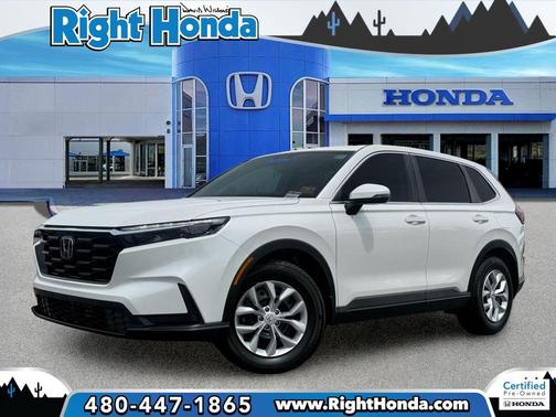 Platinum White Pearl 2024 Honda CR-V LX 2WD