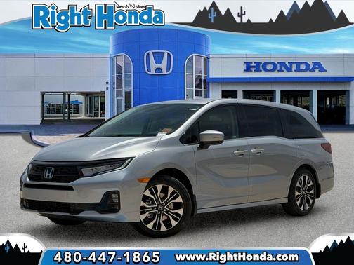 Solar Silver Metallic 2026 Honda Odyssey Elite