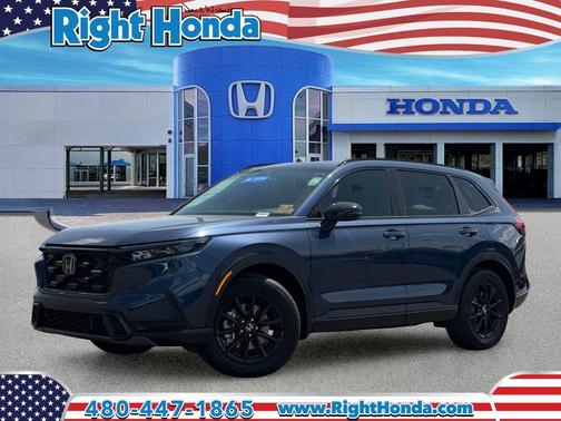 Canyon River Blue Metallic 2026 Honda CR-V Hybrid Sport-L AWD