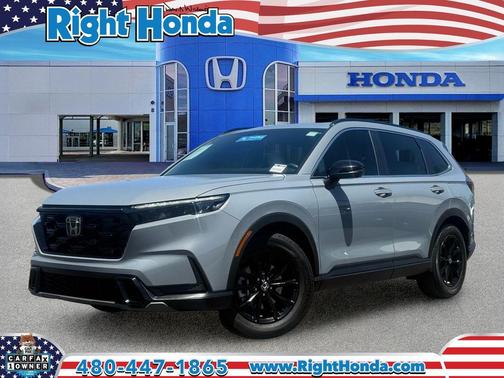 Urban Gray Pearl 2025 Honda CR-V Hybrid Sport FWD