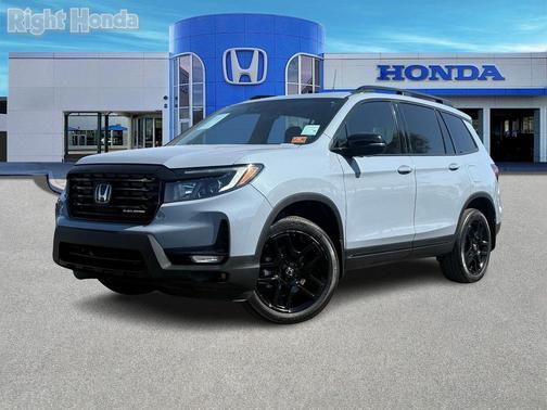 Sonic Gray Pearl 2024 Honda Passport AWD Black