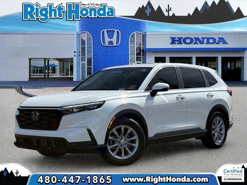Platinum White Pearl 2023 Honda CR-V EX-L