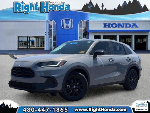 Urban Gray Pearl 2024 Honda HR-V AWD Sport