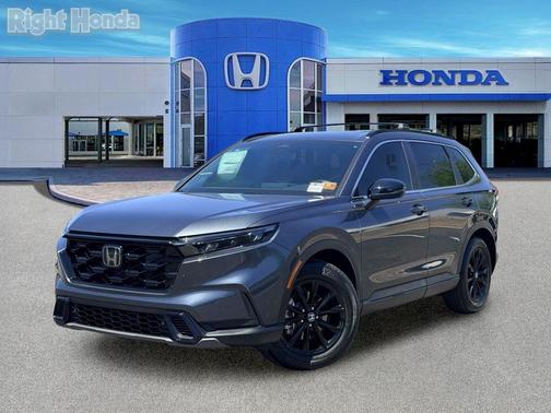 Meteorite Gray Metallic 2025 Honda CR-V Hybrid Sport FWD