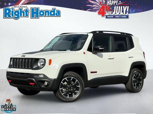 Alpine White Clearcoat 2023 Jeep Renegade Trailhawk
