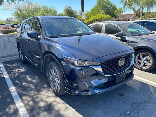 Deep Crystal Blue Mica 2025 Mazda CX-5 2.5 S Preferred Package