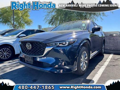 Deep Crystal Blue Mica 2025 Mazda CX-5 2.5 S Preferred Package
