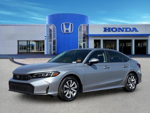 Solar Silver Metallic 2026 Honda Civic LX