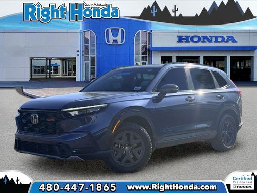 Canyon River Blue Metallic 2026 Honda CR-V Hybrid TrailSport AWD