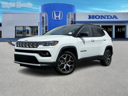 Bright White Clearcoat 2025 Jeep Compass Limited