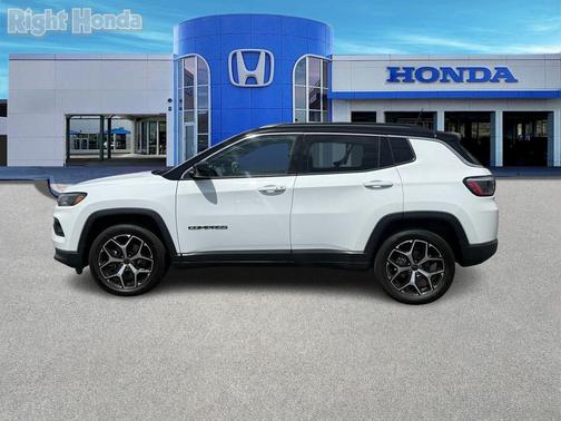 Bright White Clearcoat 2025 Jeep Compass Limited