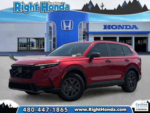 Radiant Red Metallic 2026 Honda CR-V Hybrid TrailSport AWD