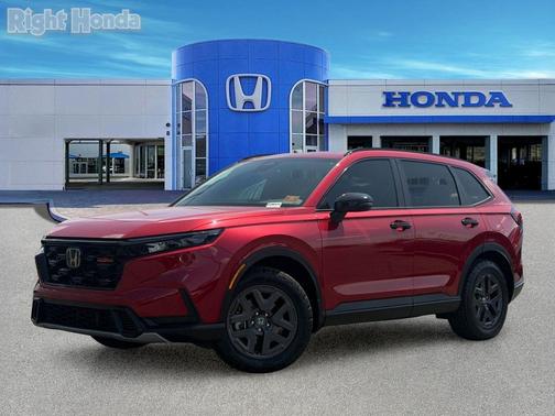 Radiant Red Metallic 2026 Honda CR-V Hybrid TrailSport AWD