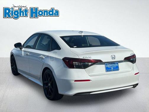 Platinum White Pearl 2025 Honda Civic Sport