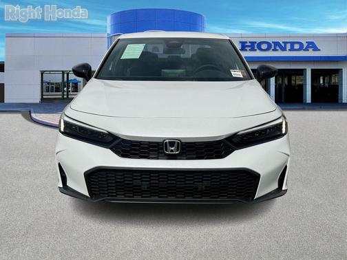 Platinum White Pearl 2026 Honda Civic Sport