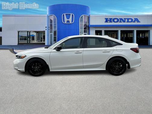 Platinum White Pearl 2026 Honda Civic Sport