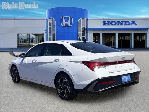 Serenity White 2025 Hyundai ELANTRA SEL