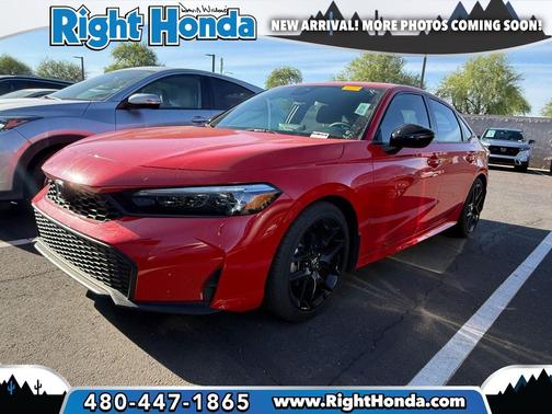 Rallye Red 2025 Honda Civic Sport