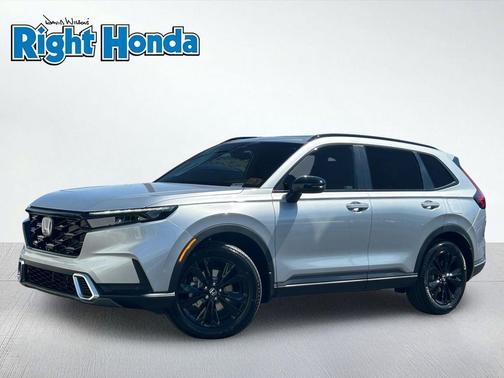 Solar Silver Metallic 2026 Honda CR-V Hybrid Sport Touring AWD