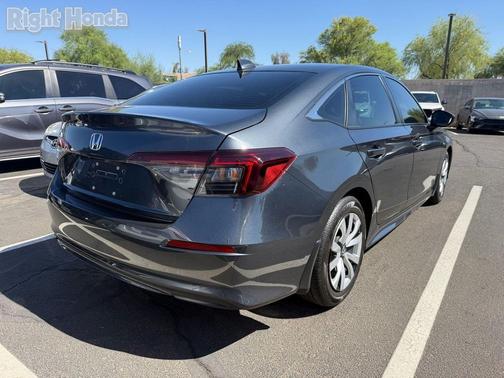 Meteorite Gray Metallic 2025 Honda Civic LX