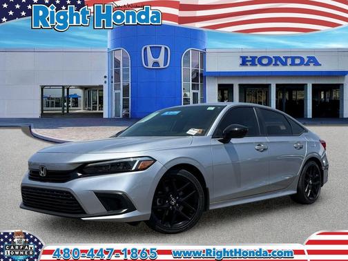 Lunar Silver Metallic 2023 Honda Civic Sport