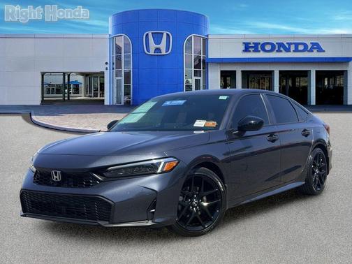 Meteorite Gray Metallic 2025 Honda Civic Sport