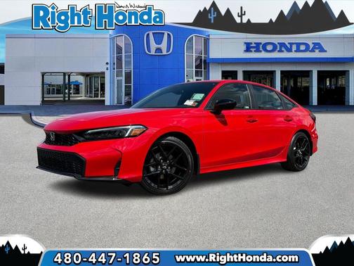 Rallye Red 2026 Honda Civic Sport