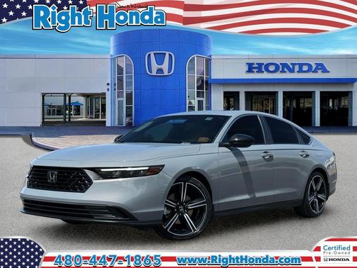 Urban Gray Pearl 2024 Honda Accord Hybrid Sport