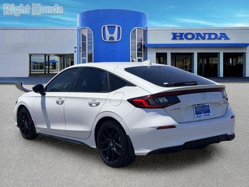 Platinum White Pearl 2025 Honda Civic Sport