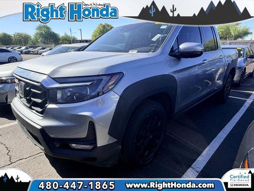 Lunar Silver Metallic 2023 Honda Ridgeline RTL-E