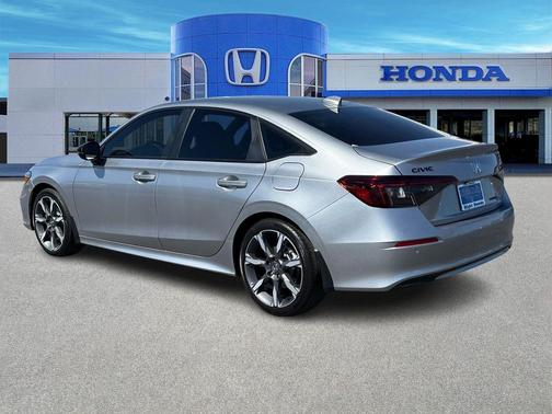 Solar Silver Metallic 2026 Honda Civic Hybrid Sport Touring