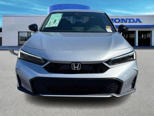 Solar Silver Metallic 2026 Honda Civic Hybrid Sport Touring