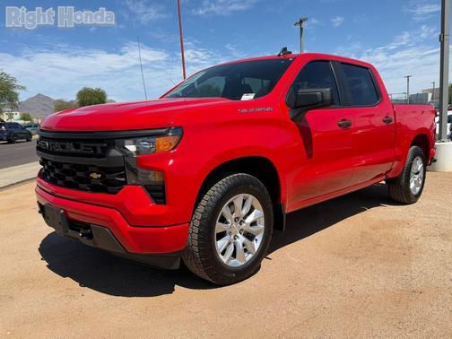 Red Hot 2022 Chevrolet Silverado 1500 Custom