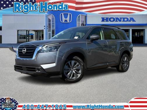 Gun Metallic 2024 Nissan Pathfinder SV 4WD